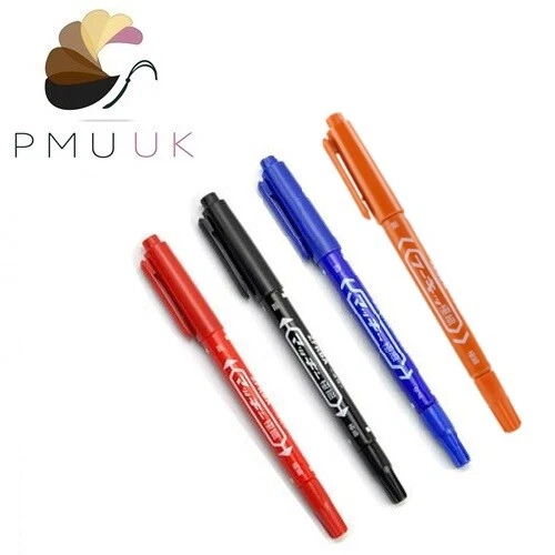 Permanent Makeup MARKER PENS - SPMU / Microblading - Double Ended Liner Outliner