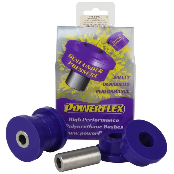 2 X Powerflex PFF5-802 PU Buchsen Untere Querlenker FüR BMW E24 / E28-image