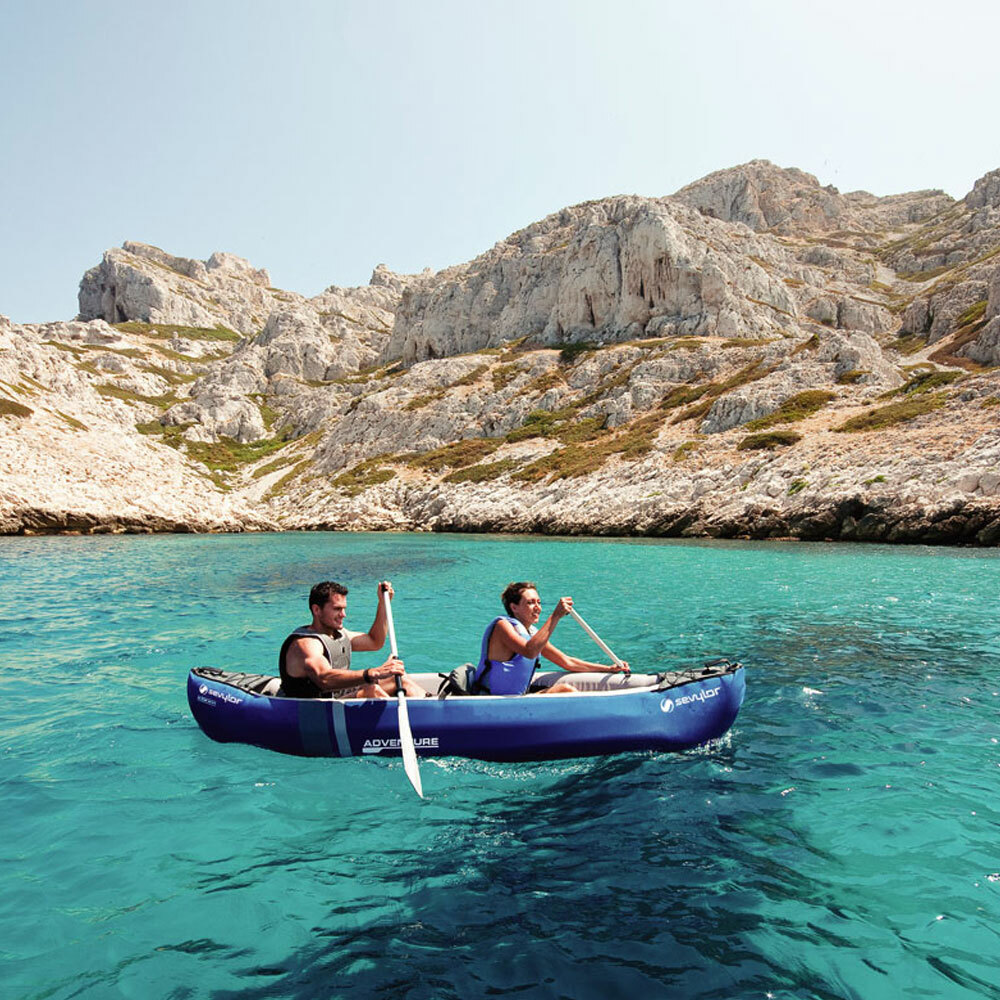 Sevylor Kayak Gonflable Adventure, Canoë Canaden 2 Places, Kayak de