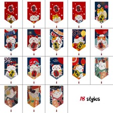 Japanese Restaurant Kitchen Decor Short Door Hanging Half Curtain Izakaya Fabric