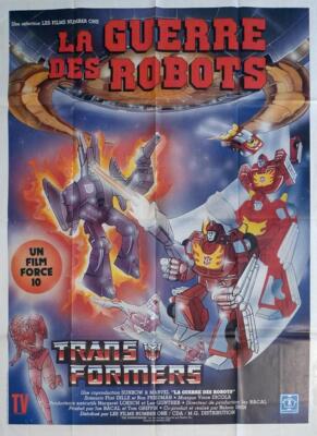 THE TRANSFORMERS : THE MOVIE - ROBOTS / ANIMATION - ORIGINAL LARGE MOVIE POSTER