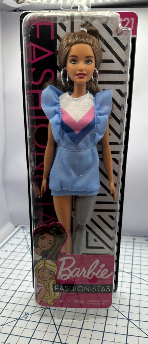 Barbie Fashionistas #121 Differently abled doll NIB Brunette With