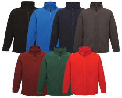 Mens Regatta Zip Front Fleece Jacket Outdoor Warm Winter Work Wear Coat - Thor