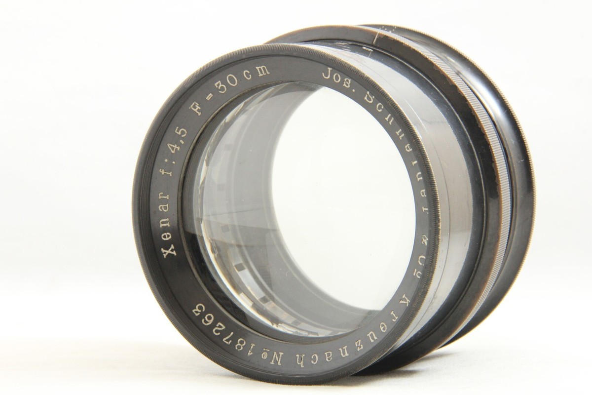 シュナイダー Xenar 30cm 300mm f4.5 Lens #3614L RARE] Excellent Schneider Xenar 30cm 300mm f/4.5 Large Format Lens