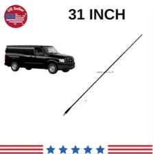 31" Black Antenna Mast Replacement AM/FM for Nissan NV2500 2012-2019