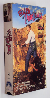 HELLER IN PINK TIGHTS VHS 1960 Sophia Loren Anthony Quinn Western Comedy CC OOP