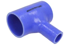 60mm - 60mm to 25mm Silicone Hose T-Splitter 3-way Blue 2.36inch – 0.98inch tt