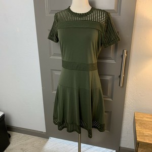michael kors shirt dress olive