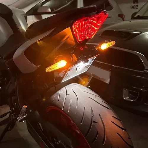 LED Turn Signal Light Flasher For YAMAHA Tenere XSR 700 MT07 YZF R1 R3 R6 R15 - Imagem 4 de 4