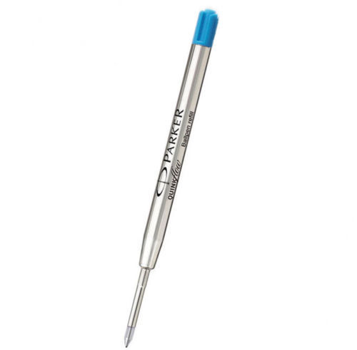 12 Recharges Stylo Gel Jaymo Compatibles Parker – 6 Noir + 6 Bleu – Pointe 0,7 Mm – Encre Fluide Allemande – Tige Métal