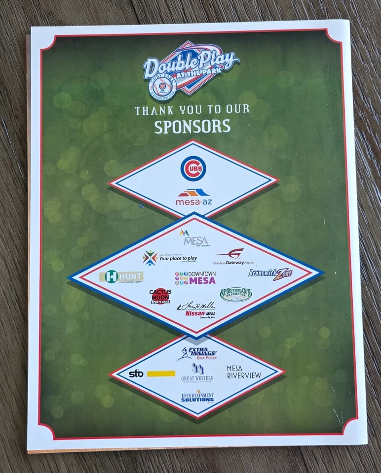 SLOAN PARK Program 2014 Grand Opening Chicago Cubs Spring Training Stadium - Image 3 of 4