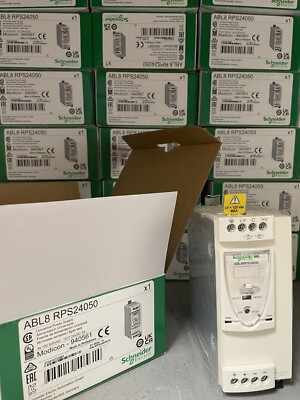 Brand New Schneider ABL8RPS24050 Phaseo ABL8 Power Supply, 100-500V, 24V, 5A