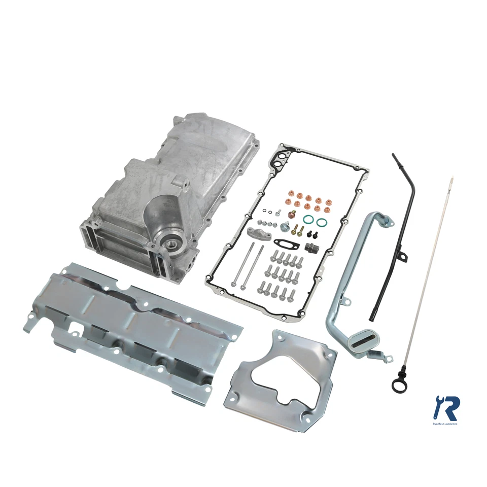 Kit completo de cárter de aceite del motor apto para Chevy GM LS1 LS3 LSA LSX Cadillac 19212593 Foto 3 de 4