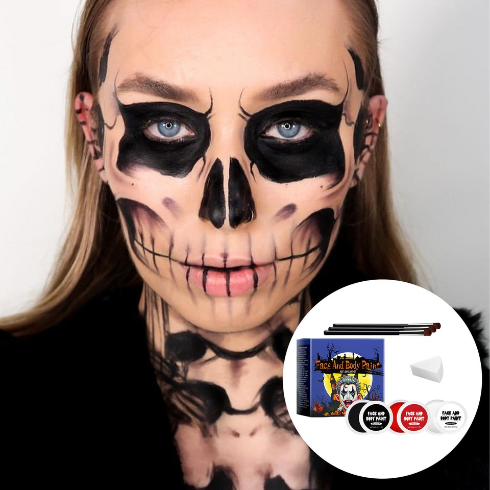 Halloween Body Painting Suit Foundation Makeup Color Makeup Clown