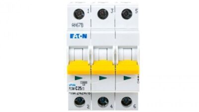 Leistungsschalter 3P C 25A 10kA AC PLSM-C25/3-MW 242476