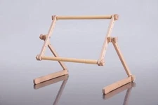 Adjustable Cross Stitch Wood Embroidery Stand Finch Tapestry Wood Scroll Frame