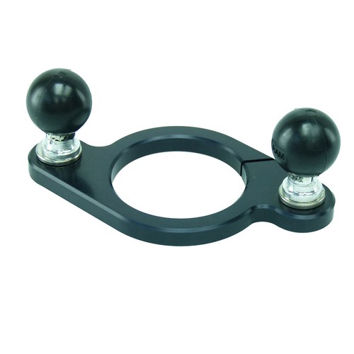 Forcella moto bici 53 mm supporto GPS/telefono 2 x 1" base a sfera adatta Ducati 916 - Foto 2 di 4