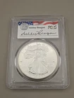 2016 W $1 American Silver Eagle Lettered Edge Reagan Legacy PCGS PR 70 DCAM