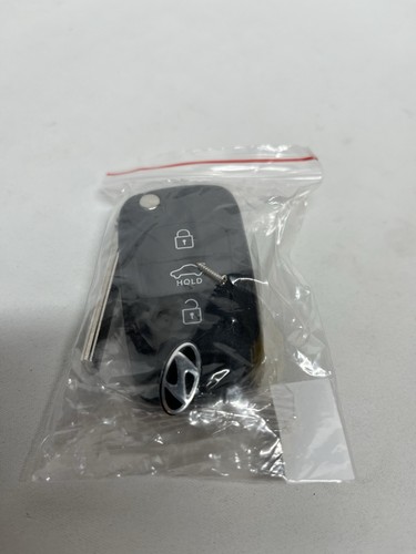 1x Hyundai i30 i20 Elantra 3 Button Flip Key Replacement Remote Case/Shell/Blank - Picture 2 of 5