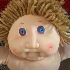 Vintage Homemade Cabbage Patch Kids Style Doll Scary Face