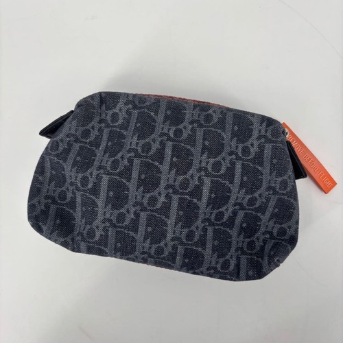 Christian Dior Denim Flight Line Remove Before Pouch Women's Used From Japan