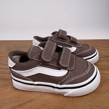 New NIB Little Kids Vans Brooklyn Ls V Canvas Skateboarding Sneakers Shoes 5 C
