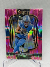 2025 Panini Select Amon-Ra St. Brown Pink Prizm Detroit Lions Insert