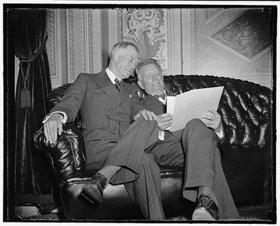 Photo:[Unidentified and Senator William Borah]