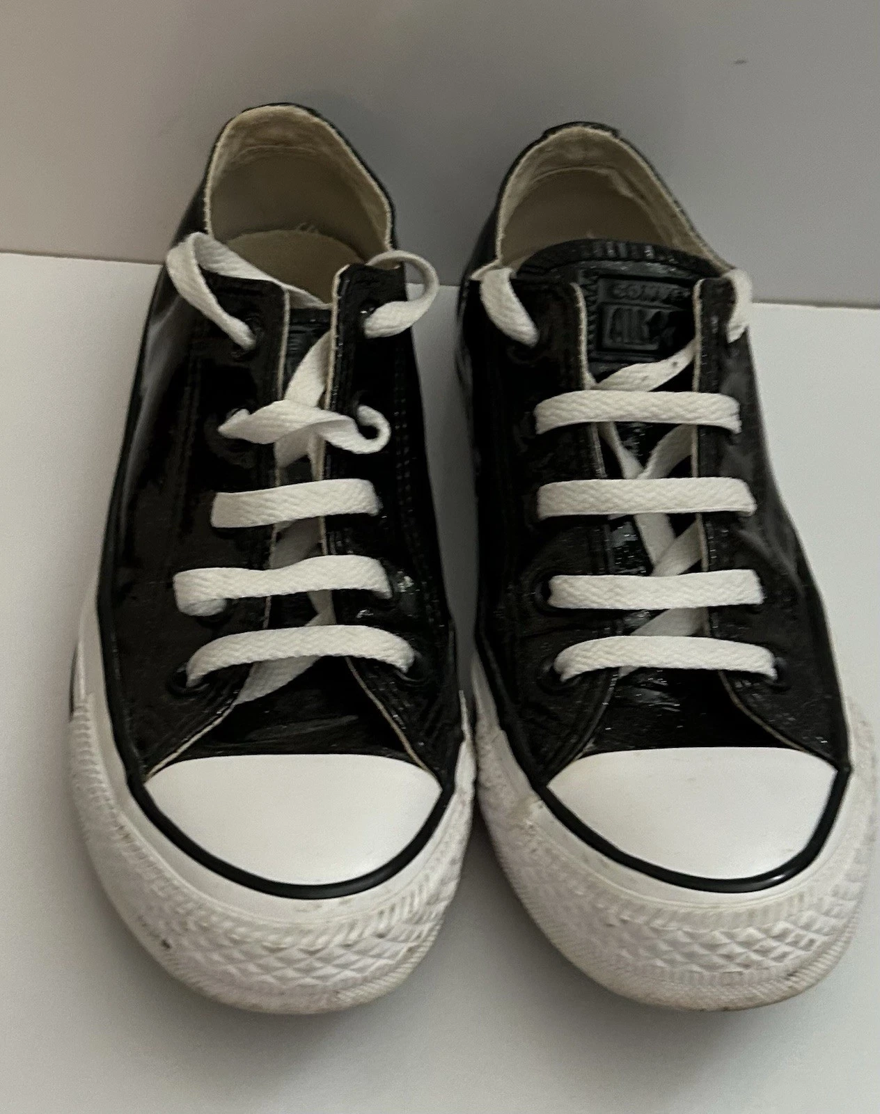 Scarpe da ginnastica basse nere Converse All Star taglia 4