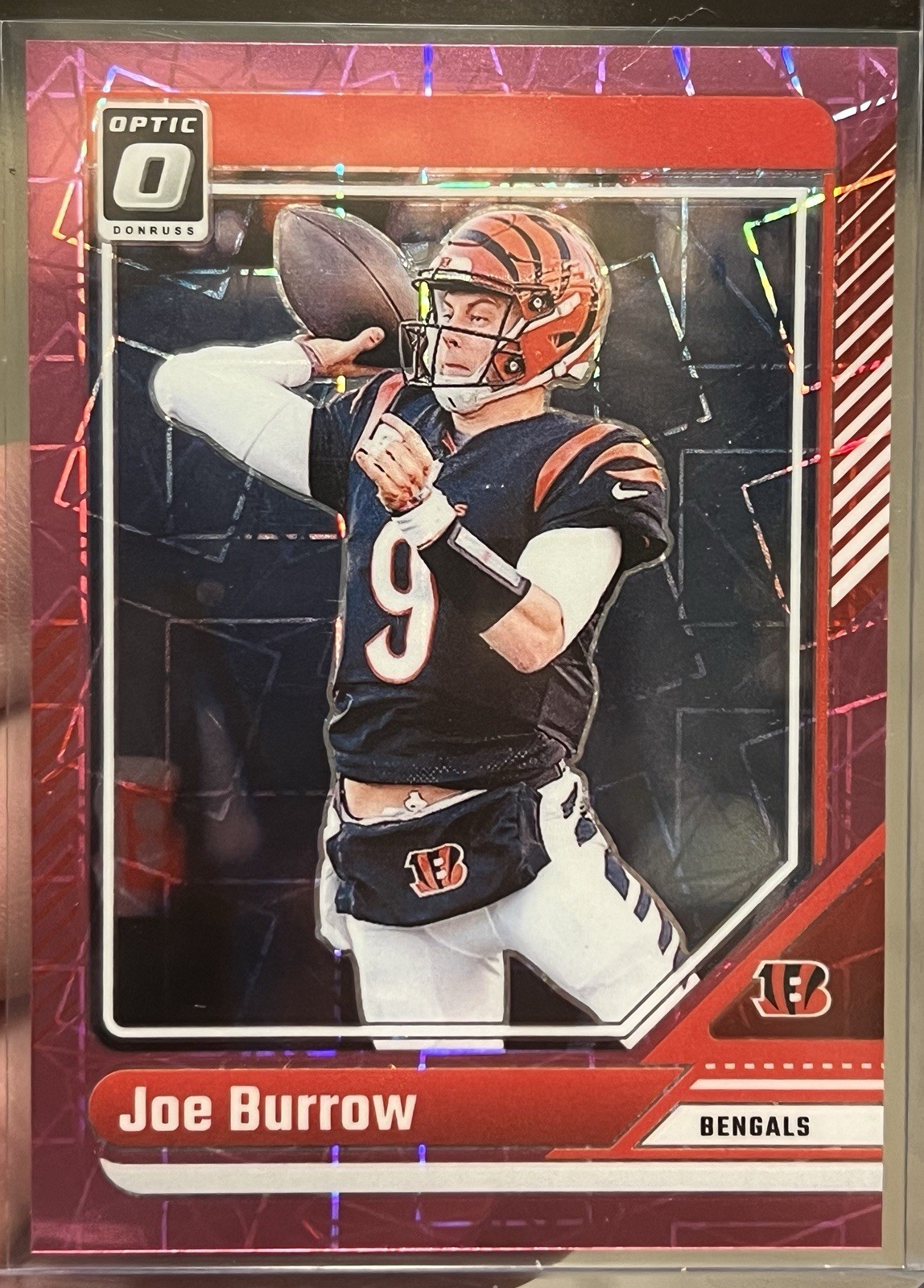 2024 Panini Donruss Optic - Joe Burrow #38 Pink Velocity Prizm /80