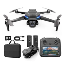 4K GPS Drone with Camera for Adults with 4.5” HD Screen Controller, Brushless