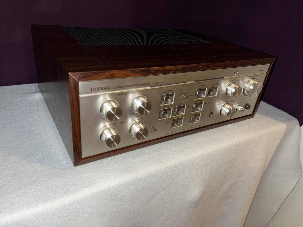 Rare Vintage Luxman L-580 Stereo Integrated Amplifier In Pristine