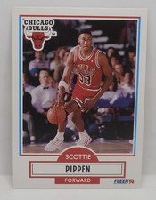 1990-91 Fleer #30 Scottie Pippen Chicago Bulls Basketball Card HALL OF FAME