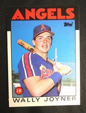 1986 TOPPS Traded Wally Joyner Rookie RC #51T