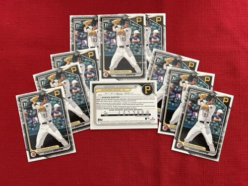 Konnor Griffin. #1 MLB Prospect. 2024 1st Bowman Rookie Card #BD-22 (lot 10)