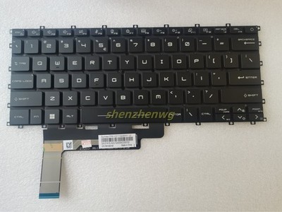 New For MSI Summit E13 Flip Evo A12M A12MT English US Keyboard Backlit Black