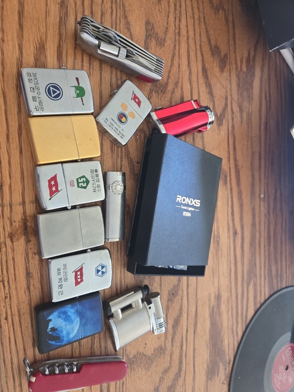 A Lot Of Cold War Korean Lighters And Zippos Knives And Other Iteams Everything 