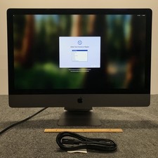 Apple iMac Pro A1862 MQ2Y2LL/A 2017 5K 27" AIO W-2140B 32GB RAM 1TB NVMe w/Cord