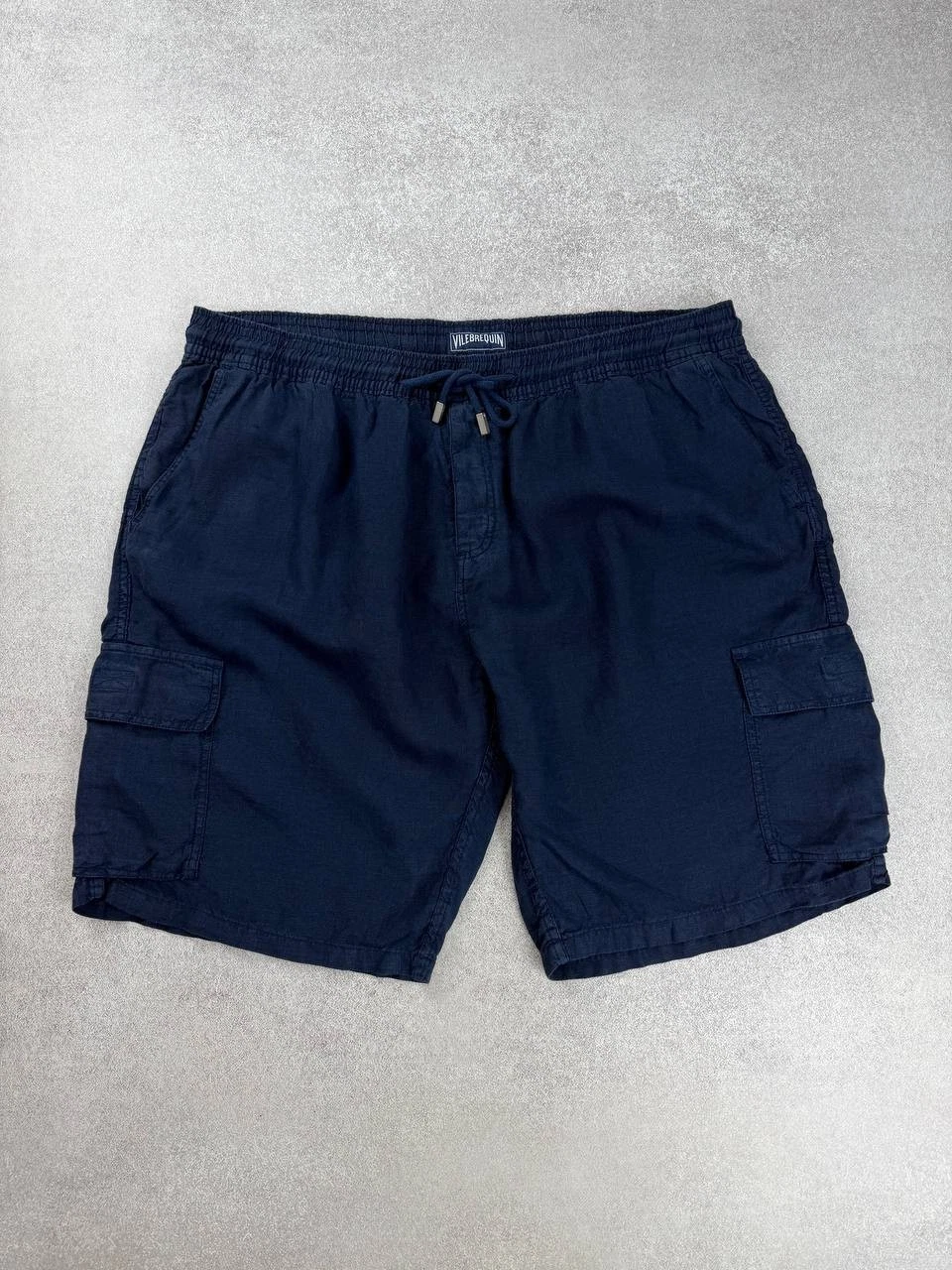 Vilebrequin Linen Shorts Blue Men's Size 4XL Duties Paid (USA)