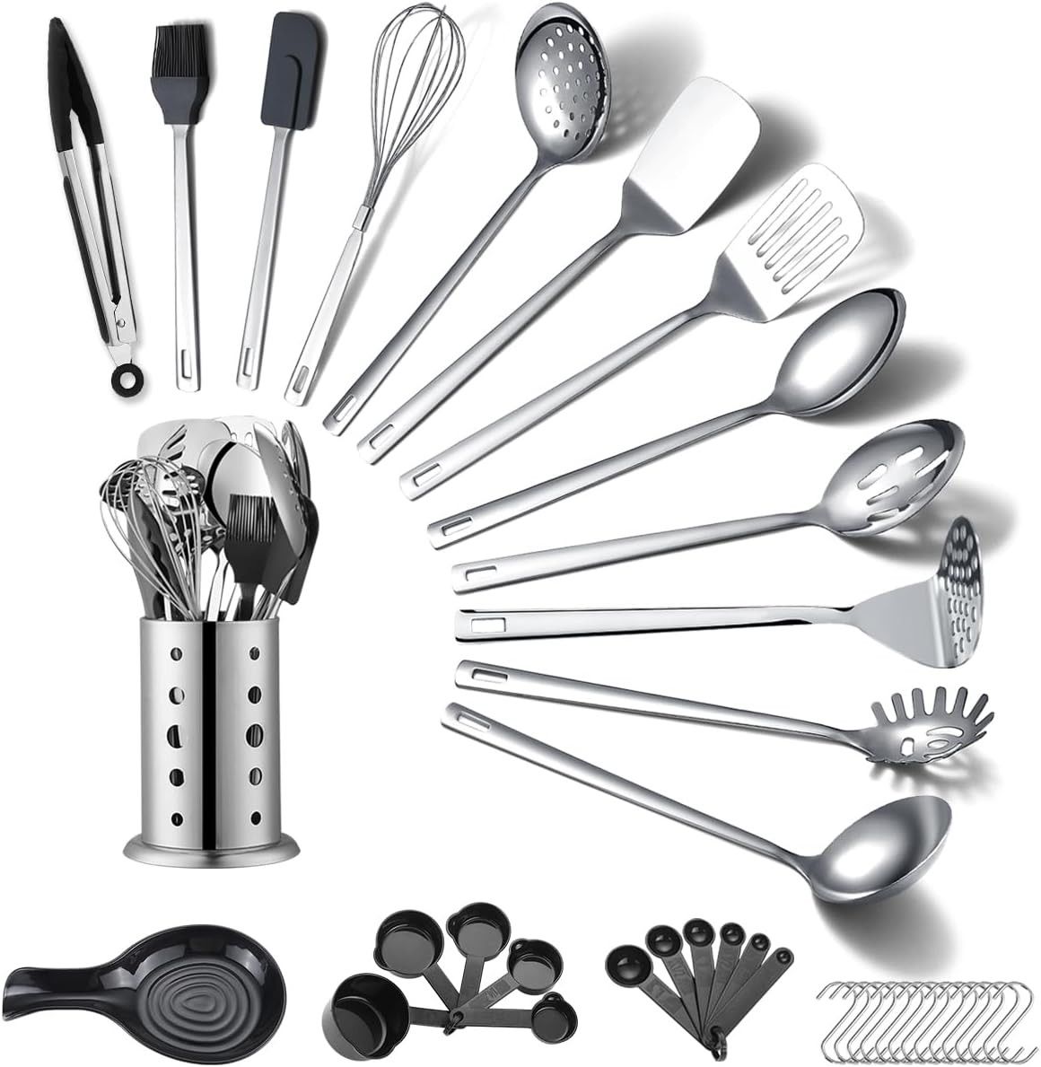 Set 40 Utensili Cucina Acciaio Inox Miglior Rapporto Qualità Prezzo