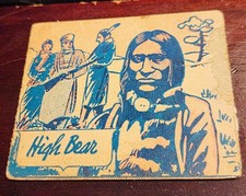 Rare 1930s R184 High Bear Trading Card #124