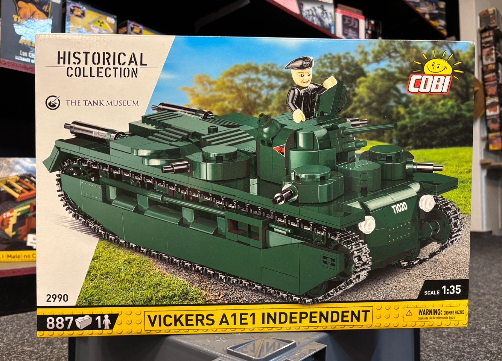 COBI ★ 2990 ★ Vickers A1E1 Independent ★ The Tank Museum ★ WWII ★ 887 Teile - Bild 2
