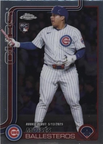 2025 Topps Update RC Rookie #US236 MOISES BALLESTEROS DEBUT CUBS 