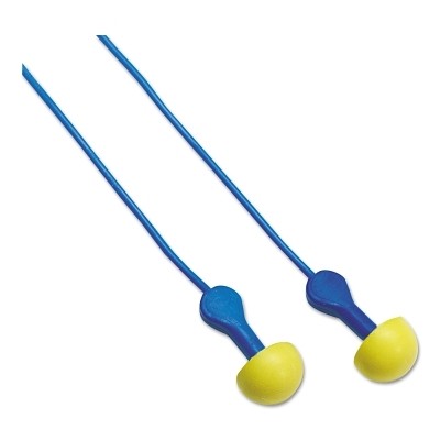 E-A-R  Express  Pod Plugs  Earplug, Blue/Yellow, Corded 3M  7000127208
