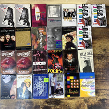 Vintage 90s Cassette Singles Pop Hip Hop Rap Dance R B Big Lot of 25 In Sleeves