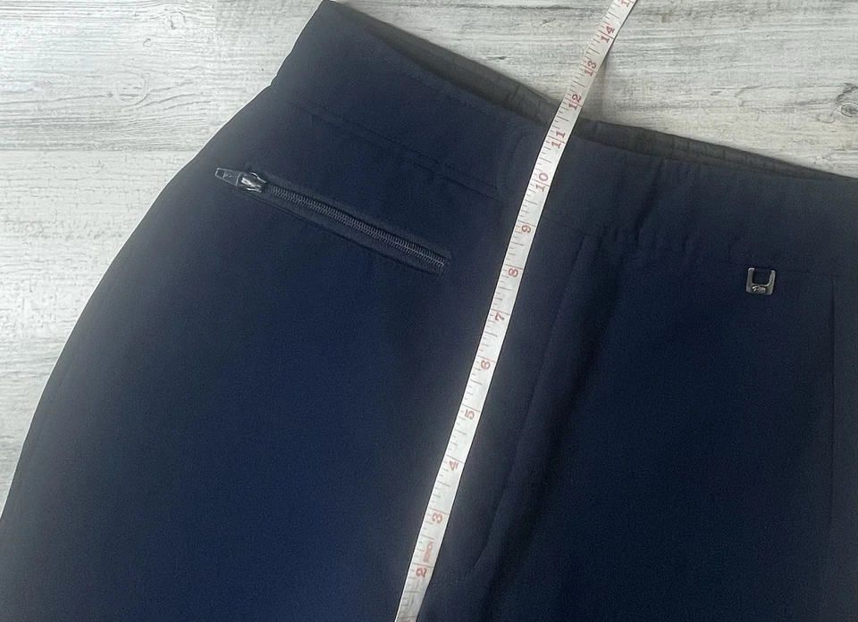 Pantalones de nieve vintage Roffe Ski Race azul marino rosa retro para niñas sin etiqueta de talla ¡EXCELENTE ESTADO USADOS! Foto 4 de 4