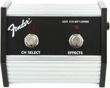 Fender 2-Button Footswitch: Channel Select/Effects On/Off with 1/4" Jack