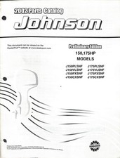 Catalogo ricambi motore fuoribordo Johnson 150-175cv 2002 modelli J150 J175