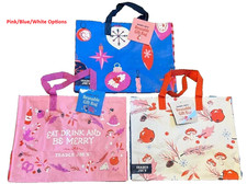Trader Joe’s Gift Bag Reusable 2025 Limited Edition White/Pink/Blue Options