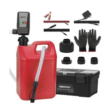 Fuel Transfer Pump Battery Powered - Auto-Stop Sensor, 51“ Hose Transfer P